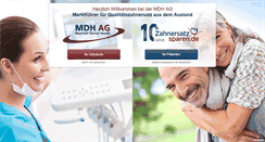 Desktop Screenshot of mdh-ag.de